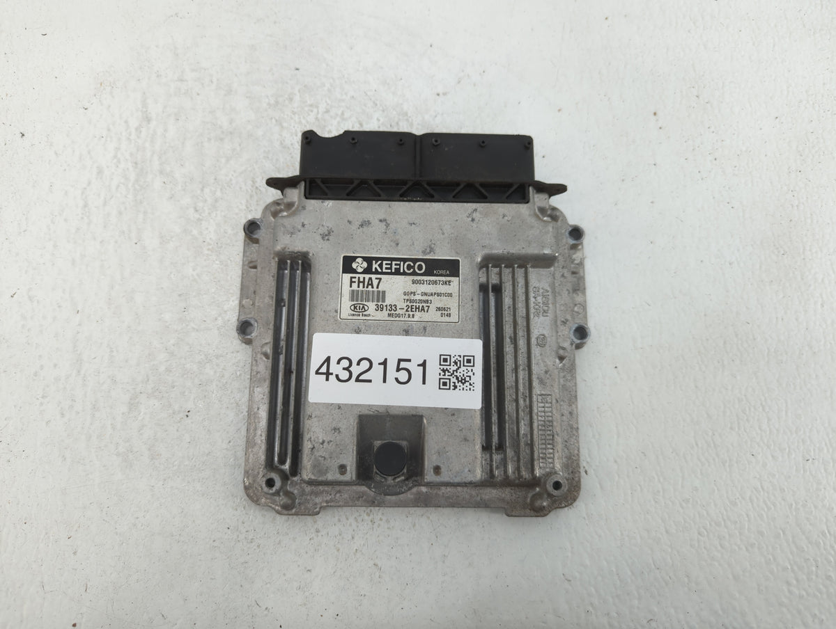 2016 Kia Soul PCM Engine Control Computer ECU ECM PCU OEM P/N:39131-2EHA7 39133-2EHA7 OEM Used Auto Parts - Oemusedautoparts