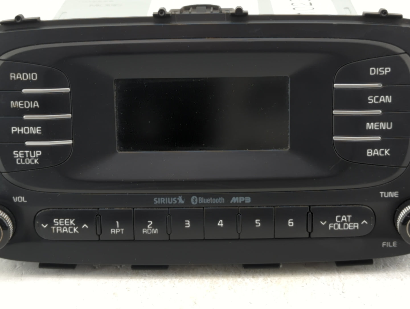 2014-2016 Kia Soul Am Fm Cd Player Radio Receiver - Oemusedautoparts1.com