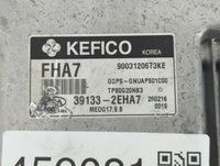 2016 Kia Soul PCM Engine Control Computer ECU ECM PCU OEM P/N:39133-2EHA7 Fits OEM Used Auto Parts - Oemusedautoparts1.com