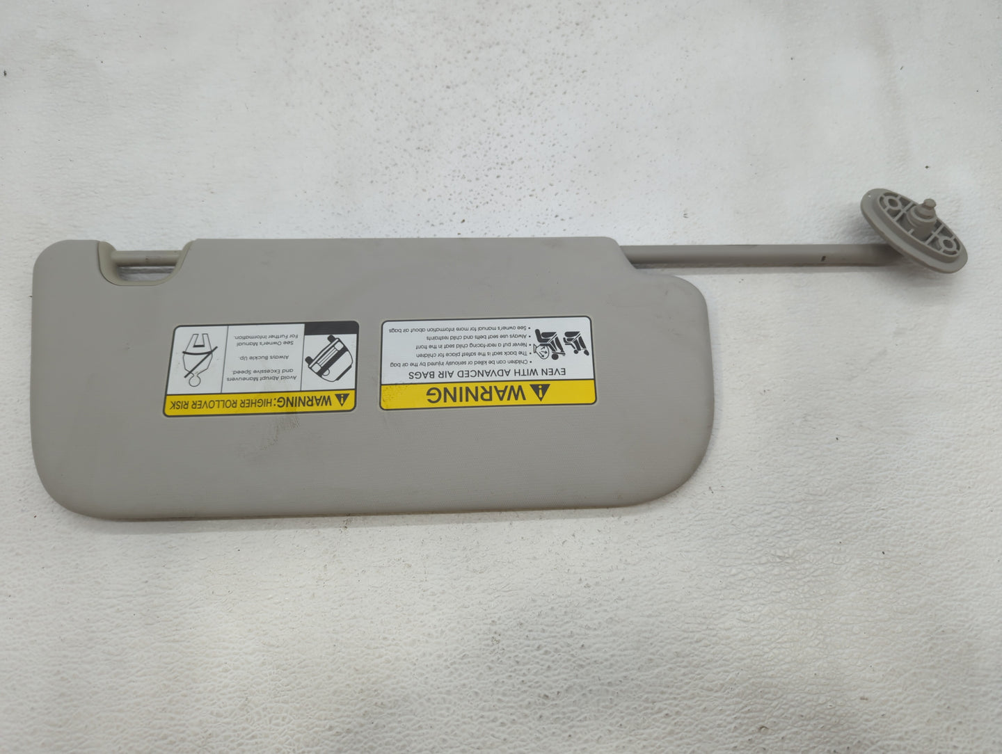 2014-2019 Kia Soul Sun Visor Shade Replacement Passenger Right Mirror Fits Fits 2014 2015 2016 2017 2018 2019 OEM Used Auto 