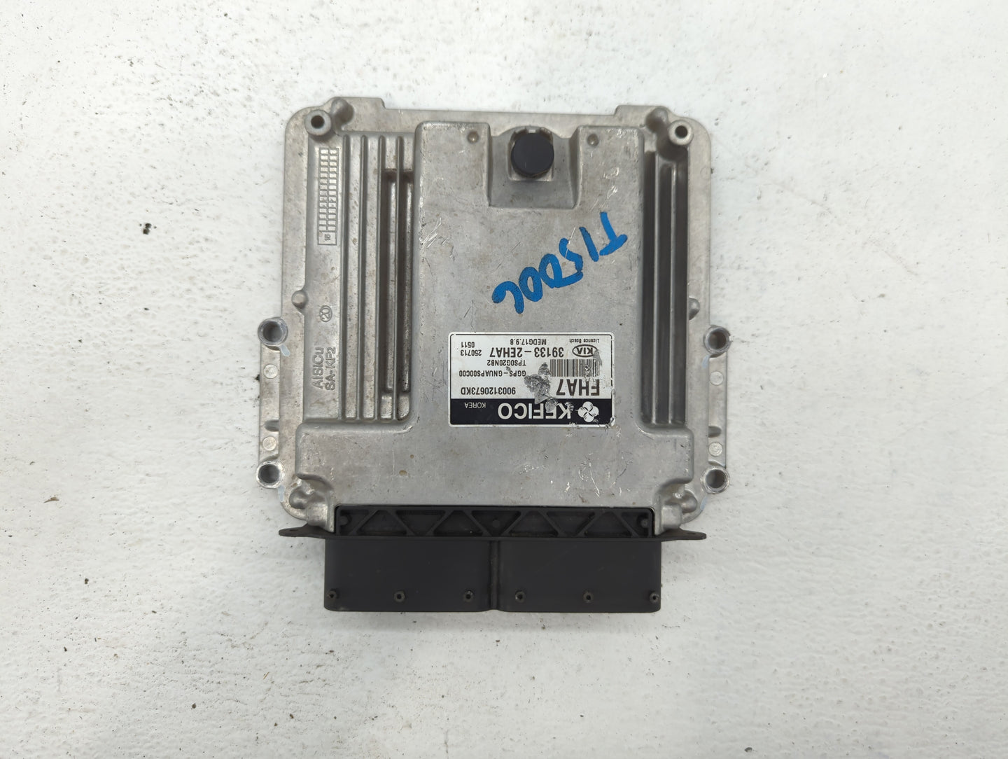2016 Kia Soul PCM Engine Control Computer ECU ECM PCU OEM P/N:39133-2EHA7 Fits OEM Used Auto Parts - Oemusedautoparts1.com