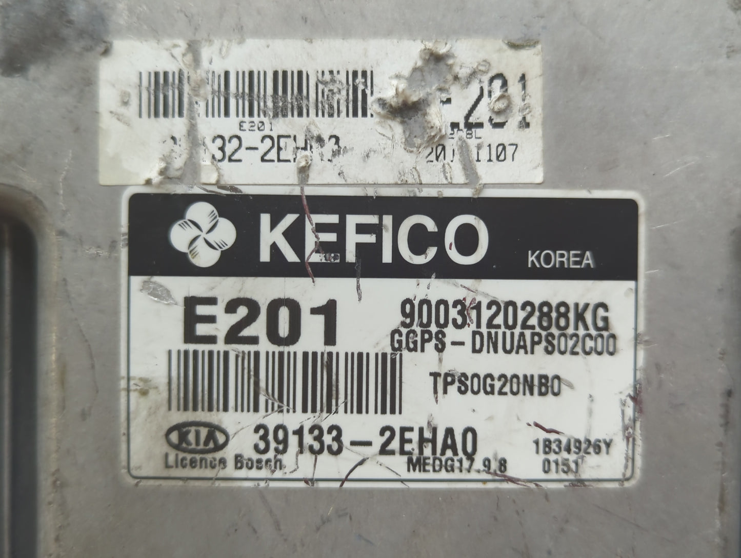 2014 Kia Soul PCM Engine Control Computer ECU ECM PCU OEM P/N:39132-2EHA7 39133-2EHA0, 39131-2EHA0, 39132-2EHA0, 39130-2GKR1
