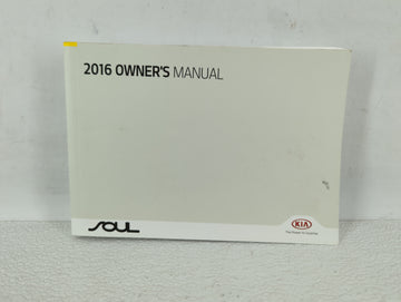 2016 Kia Soul Owners Manual Book Guide OEM Used Auto Parts - Oemusedautoparts1.com
