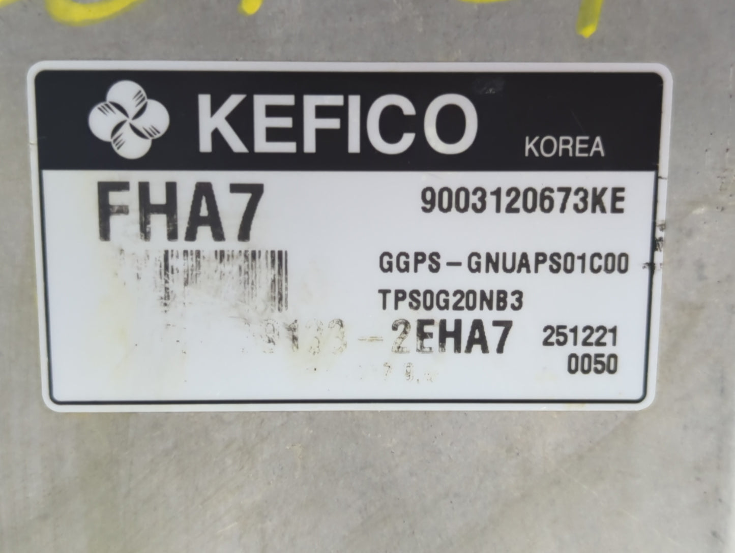 2016 Kia Soul PCM Engine Control Computer ECU ECM PCU OEM P/N:39133-2EHA7 Fits OEM Used Auto Parts - Oemusedautoparts1.com