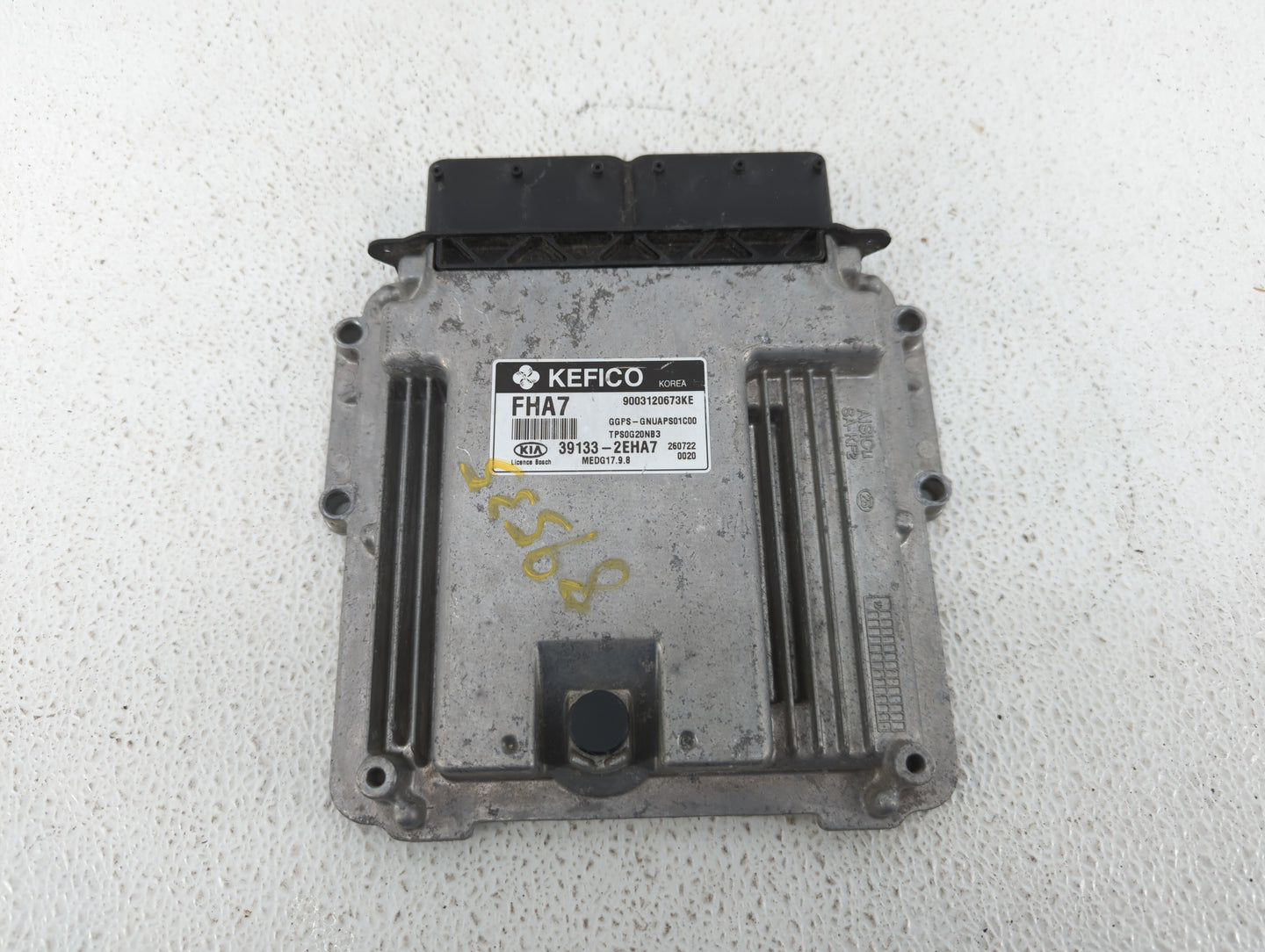 2016 Kia Soul PCM Engine Control Computer ECU ECM PCU OEM P/N:39133-2EHA8 39131-2EHA7 Fits OEM Used Auto Parts - Oemusedauto