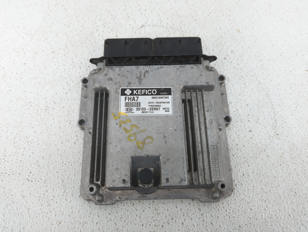 2016 Kia Soul PCM Engine Control Computer ECU ECM PCU OEM P/N:39133-2EHA8 39131-2EHA7 OEM Used Auto Parts - Oemusedautoparts