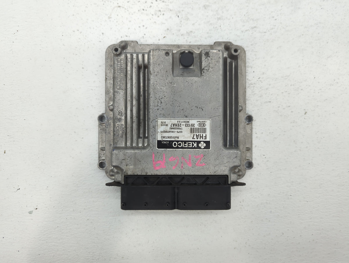 2016 Kia Soul PCM Engine Control Computer ECU ECM PCU OEM P/N:39133-2EHA7 OEM Used Auto Parts - Oemusedautoparts1.com