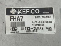 2016 Kia Soul PCM Engine Control Computer ECU ECM PCU OEM P/N:39133-2EHA7 Fits OEM Used Auto Parts - Oemusedautoparts1.com