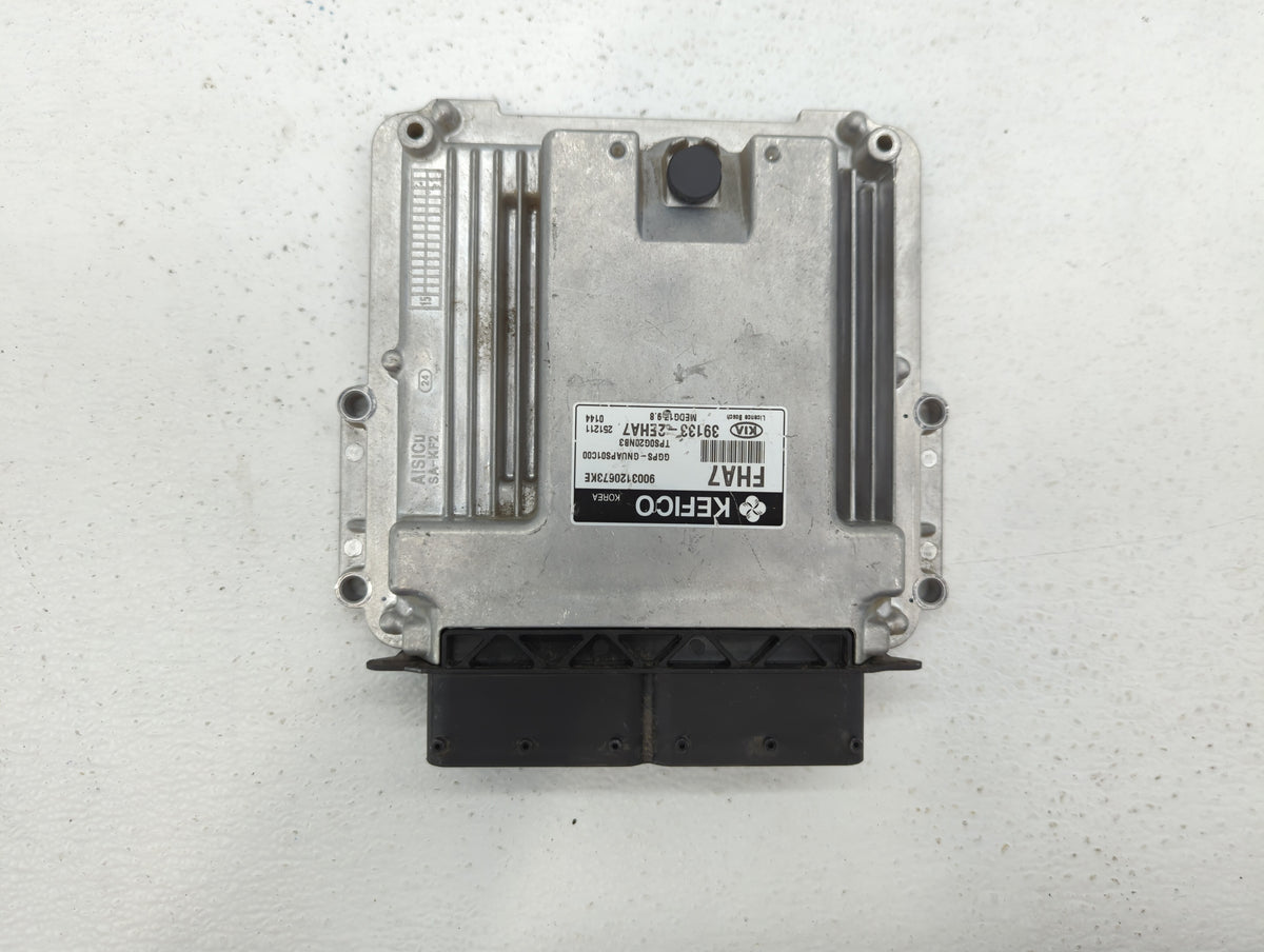 2016 Kia Soul PCM Engine Control Computer ECU ECM PCU OEM P/N:39133-2EHA7 OEM Used Auto Parts - Oemusedautoparts1.com