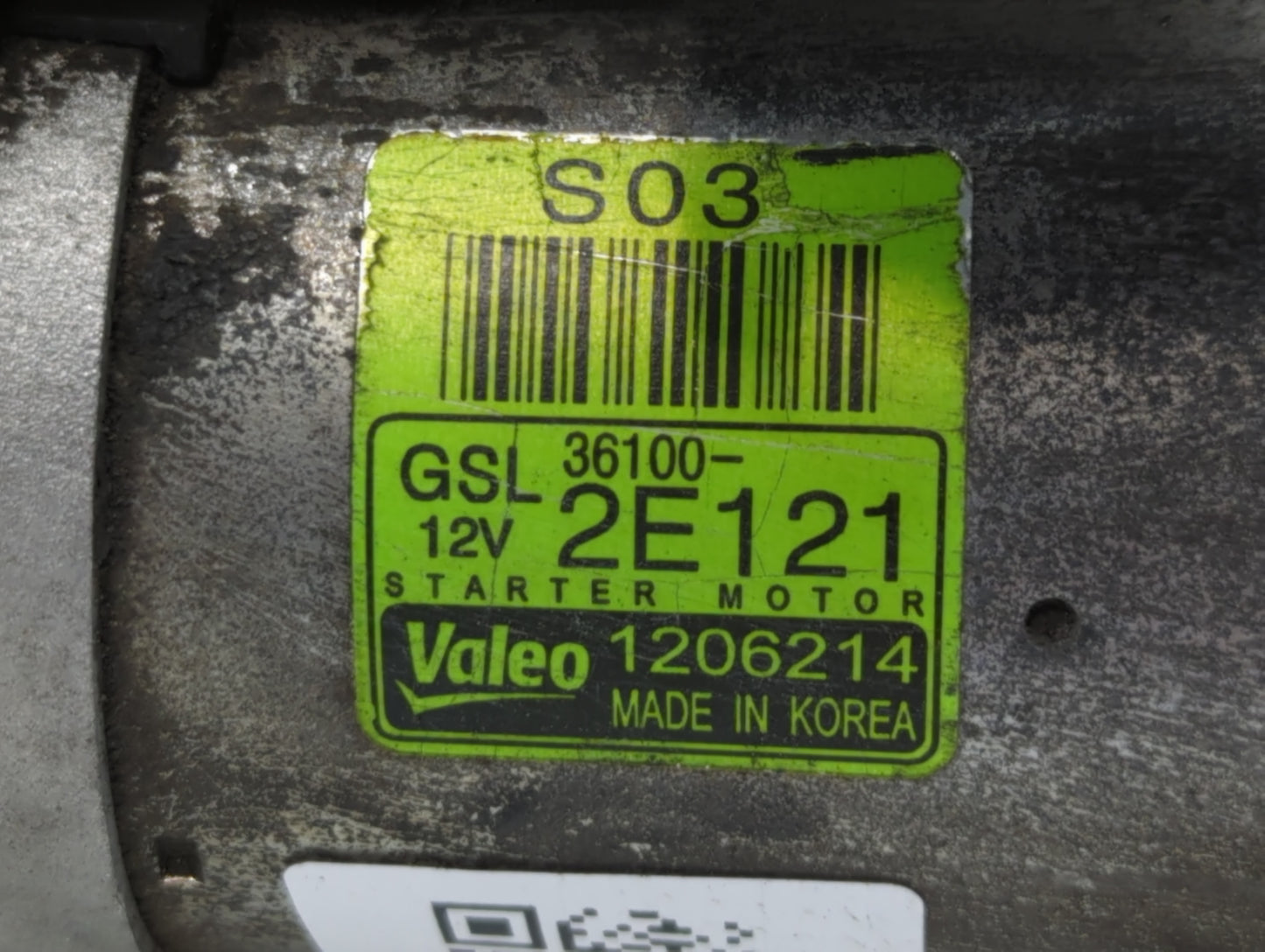 2016-2021 Kia Soul Car Starter Motor Solenoid OEM P/N:36100-2E121 Fits Fits 2013 2014 2016 2017 2018 2019 2020 2021 2022 OEM
