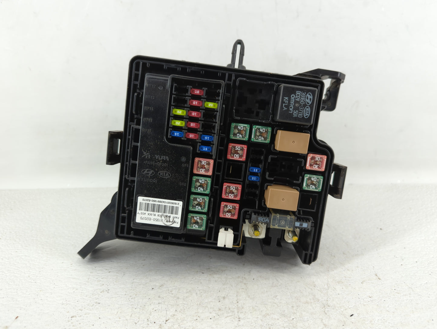 2016 Kia Soul Fusebox Fuse Box Panel Relay Module P/N:91481B2210 91950-B2070, 91481-B2220, 91481B2220, 91950-B2280 Fits OEM 