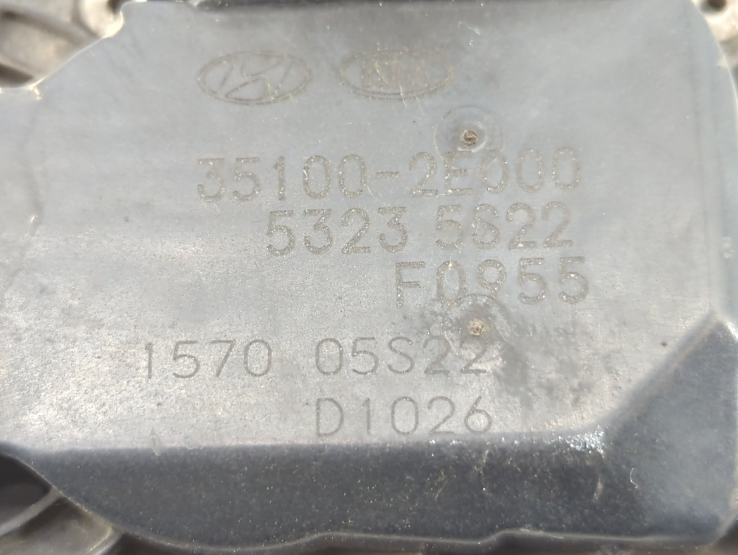 2014-2019 Kia Soul Throttle Body P/N:35100-2E000 Fits Fits 2011 2012 2013 2014 2015 2016 2017 2018 2019 2020 2021 OEM Used A