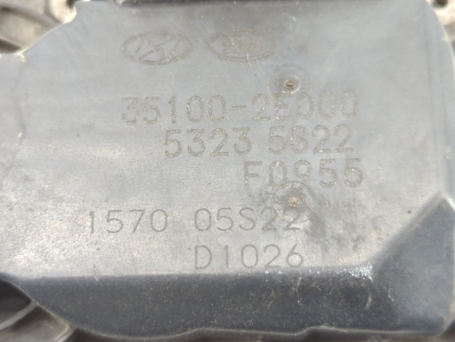 2014-2019 Kia Soul Throttle Body P/N:35100-2E000 Fits Fits 2011 2012 2013 2014 2015 2016 2017 2018 2019 2020 2021 OEM Used A