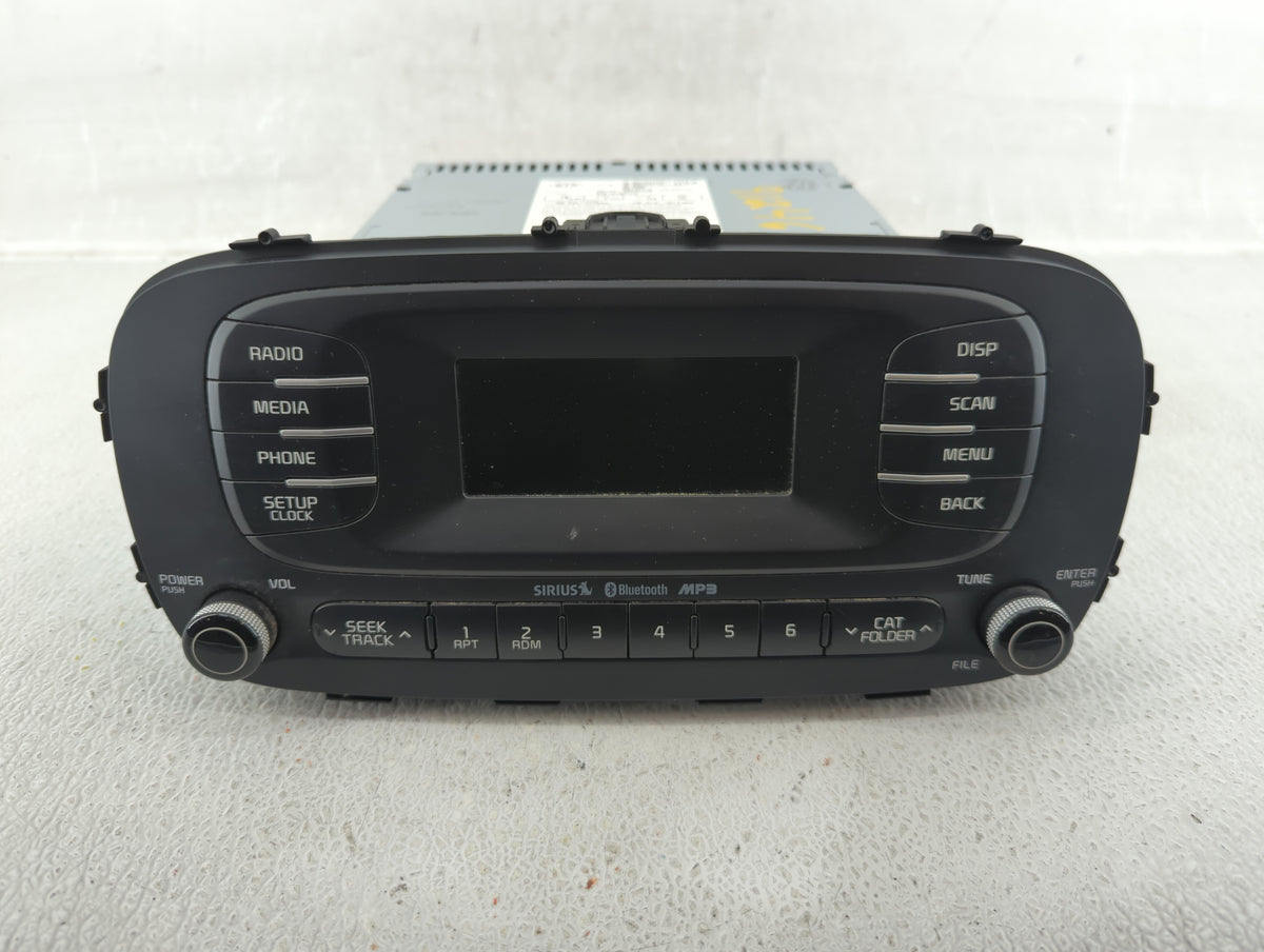 2014-2016 Kia Soul Radio AM FM Cd Player Receiver Replacement P/N:96170-B2090CA Fits Fits 2014 2015 2016 OEM Used Auto Parts