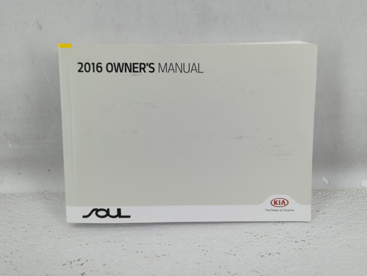 2016 Kia Soul Owners Manual Book Guide OEM Used Auto Parts - Oemusedautoparts1.com