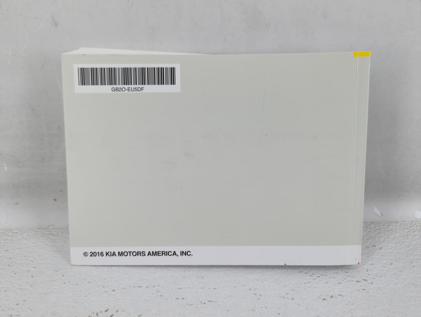 2016 Kia Soul Owners Manual Book Guide OEM Used Auto Parts - Oemusedautoparts1.com