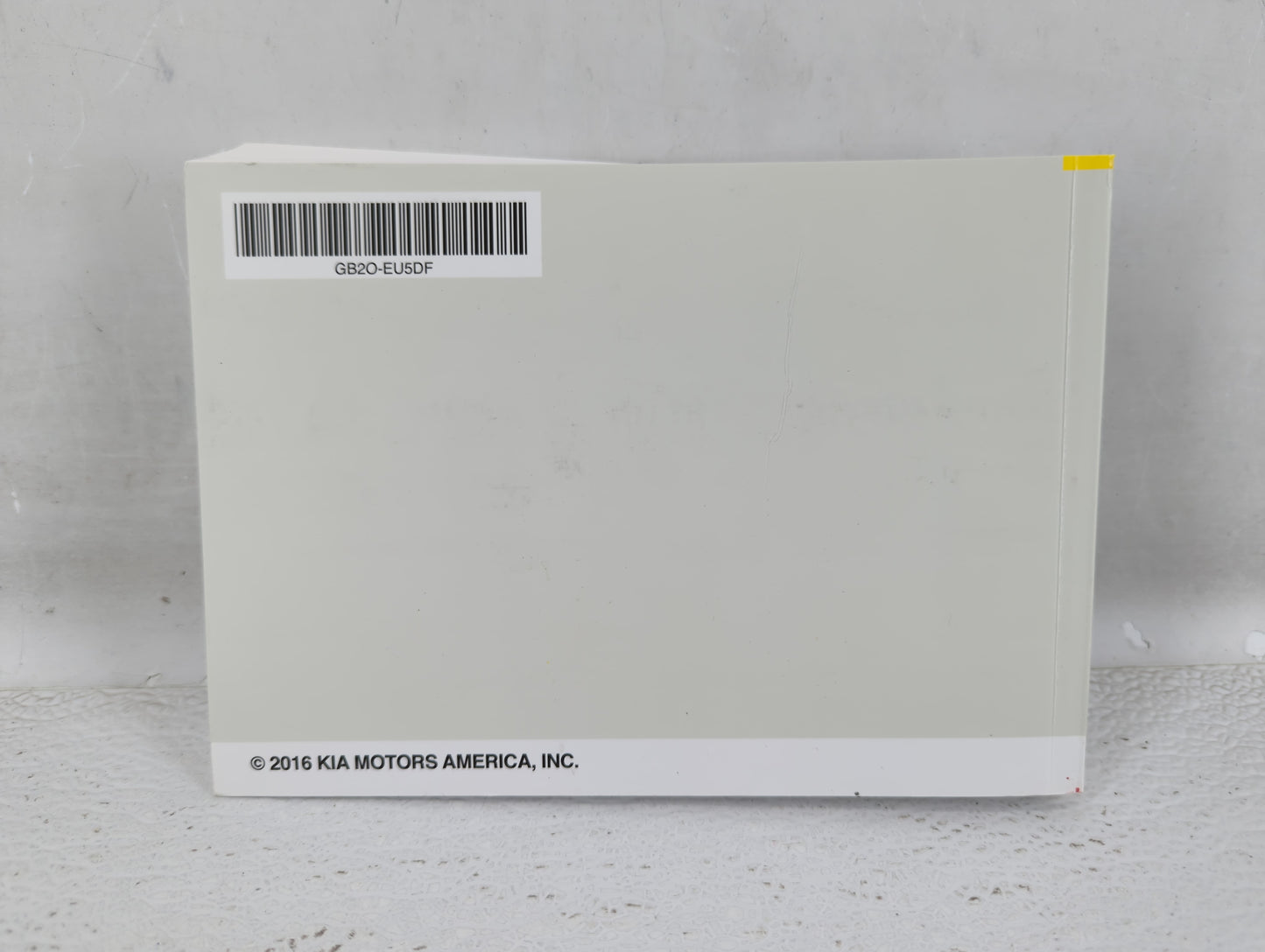 2016 Kia Soul Owners Manual Book Guide OEM Used Auto Parts - Oemusedautoparts1.com