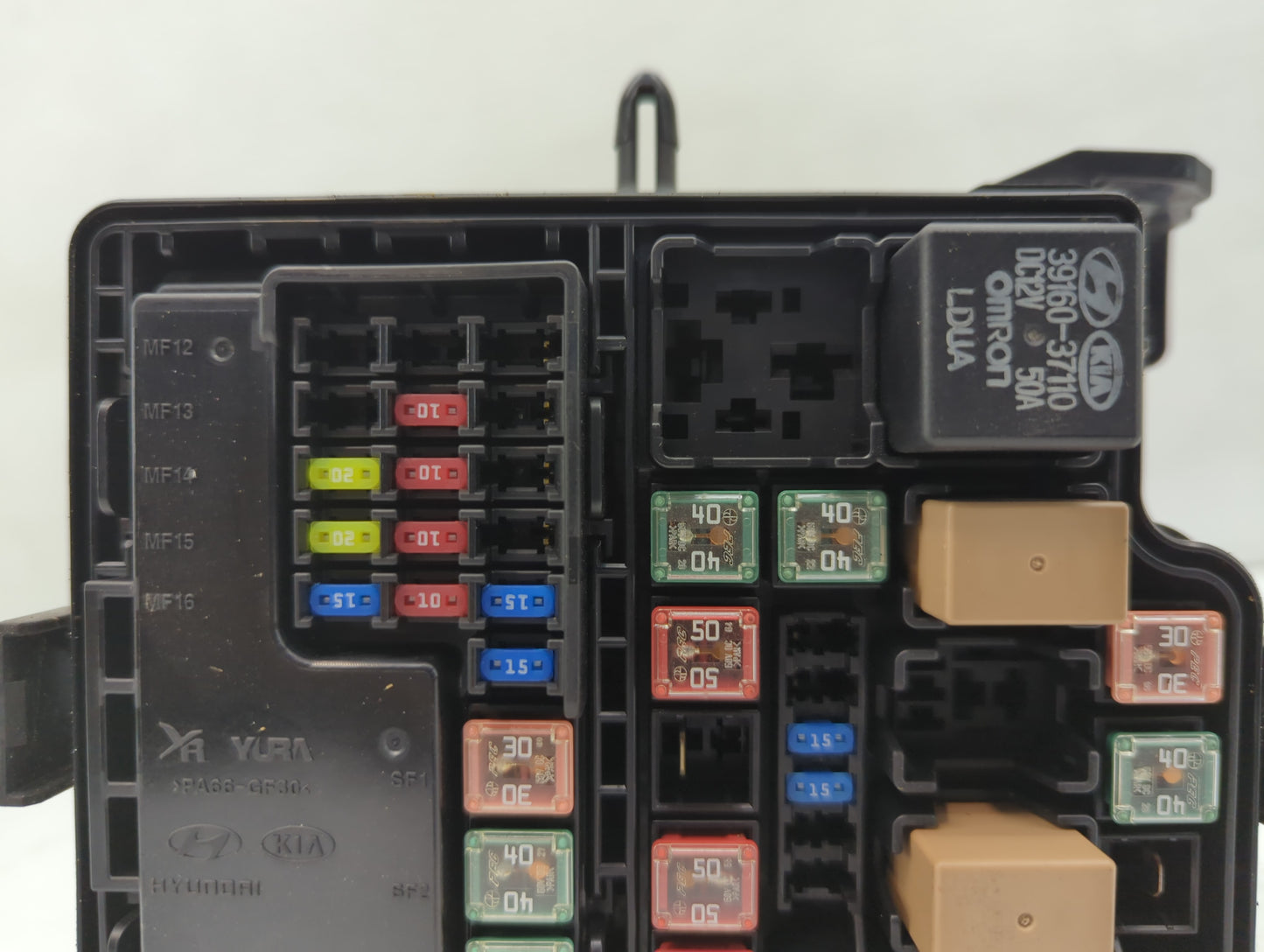 2016 Kia Soul Fusebox Fuse Box Panel Relay Module P/N:91416B2160 Fits OEM Used Auto Parts - Oemusedautoparts1.com