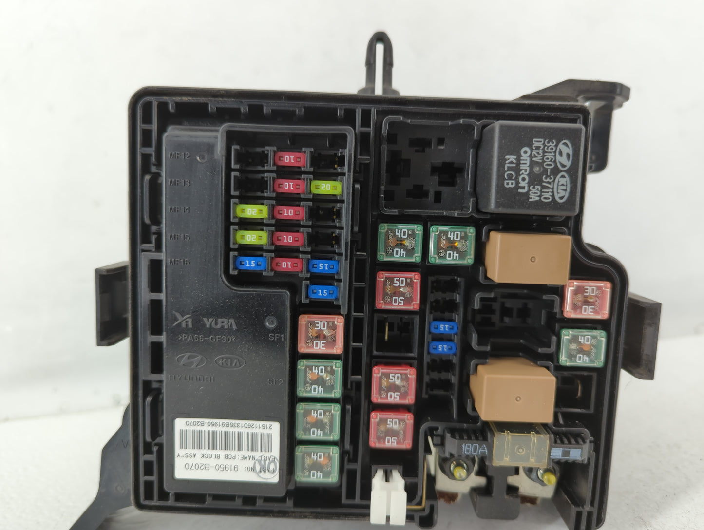 2016 Kia Soul Fusebox Fuse Box Panel Relay Module P/N:91481B2310 91950-B2280, 91481B2210, 91950-B2070, 91481-B2220 Fits OEM 