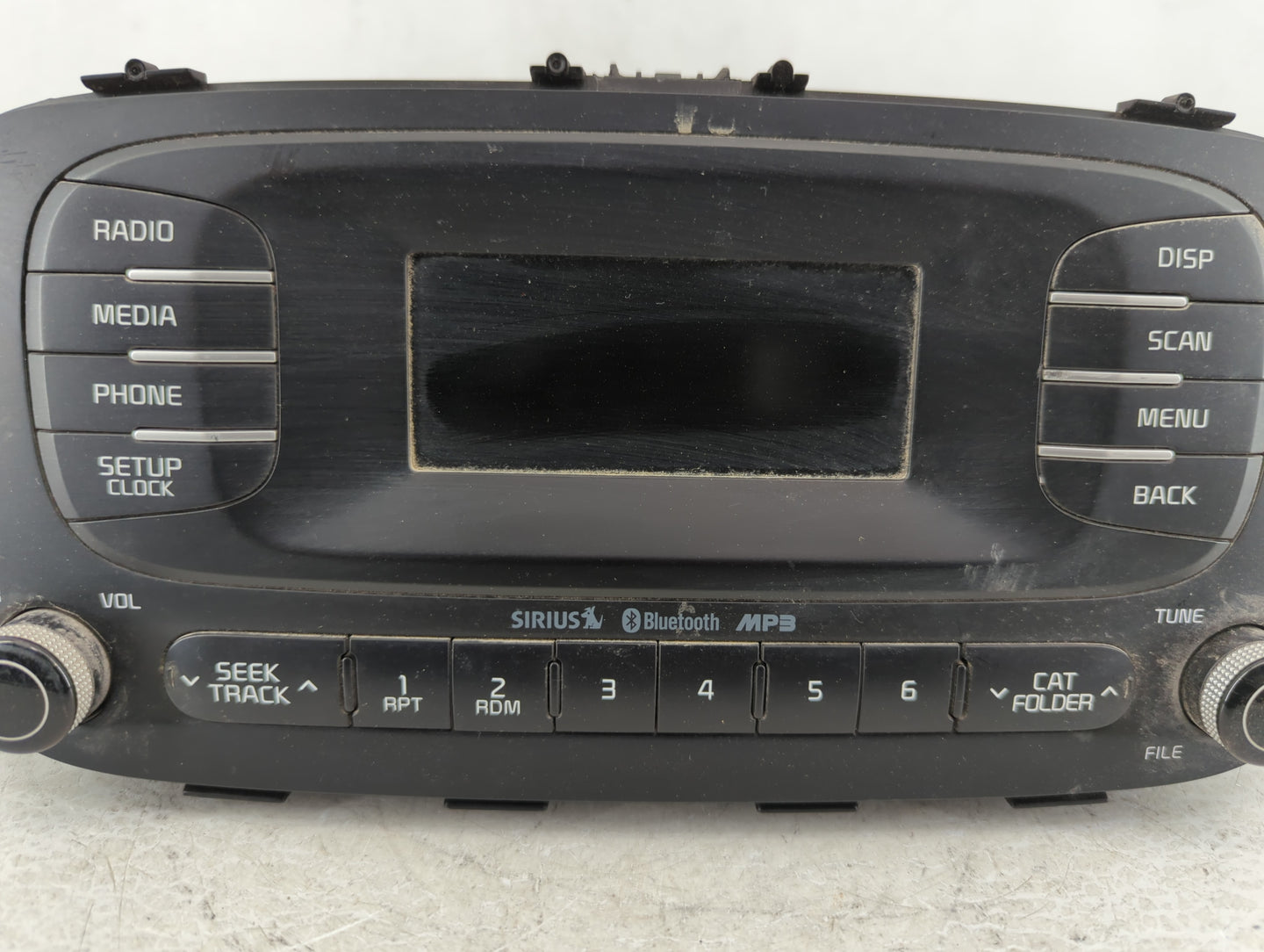2014-2016 Kia Soul Radio AM FM Cd Player Receiver Replacement P/N:96170-B2090CA Fits Fits 2014 2015 2016 OEM Used Auto Parts