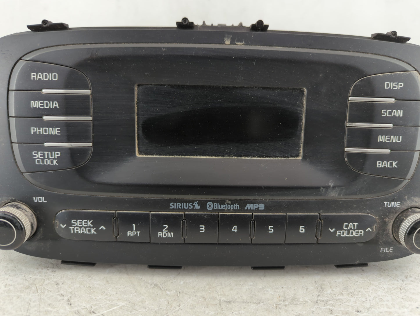 2014-2016 Kia Soul Radio AM FM Cd Player Receiver Replacement P/N:96170-B2090CA Fits Fits 2014 2015 2016 OEM Used Auto Parts