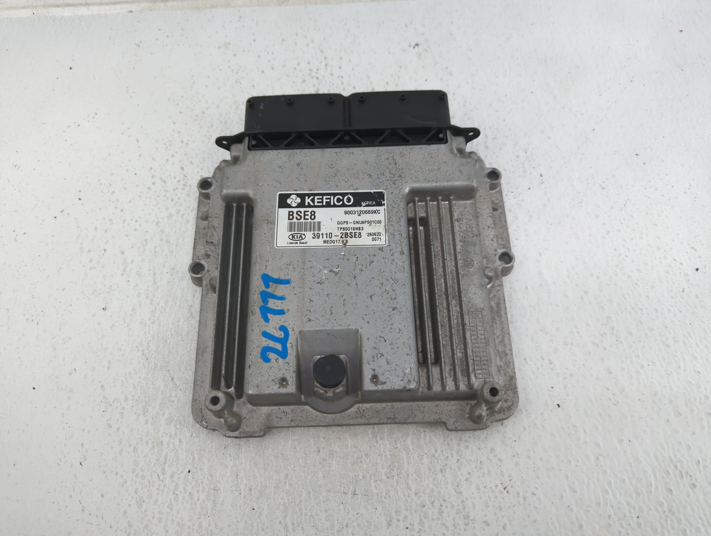 2016 Kia Soul PCM Engine Control Computer ECU ECM PCU OEM P/N:39110-2BSG3 39110-2BSE8 Fits OEM Used Auto Parts - Oemusedauto