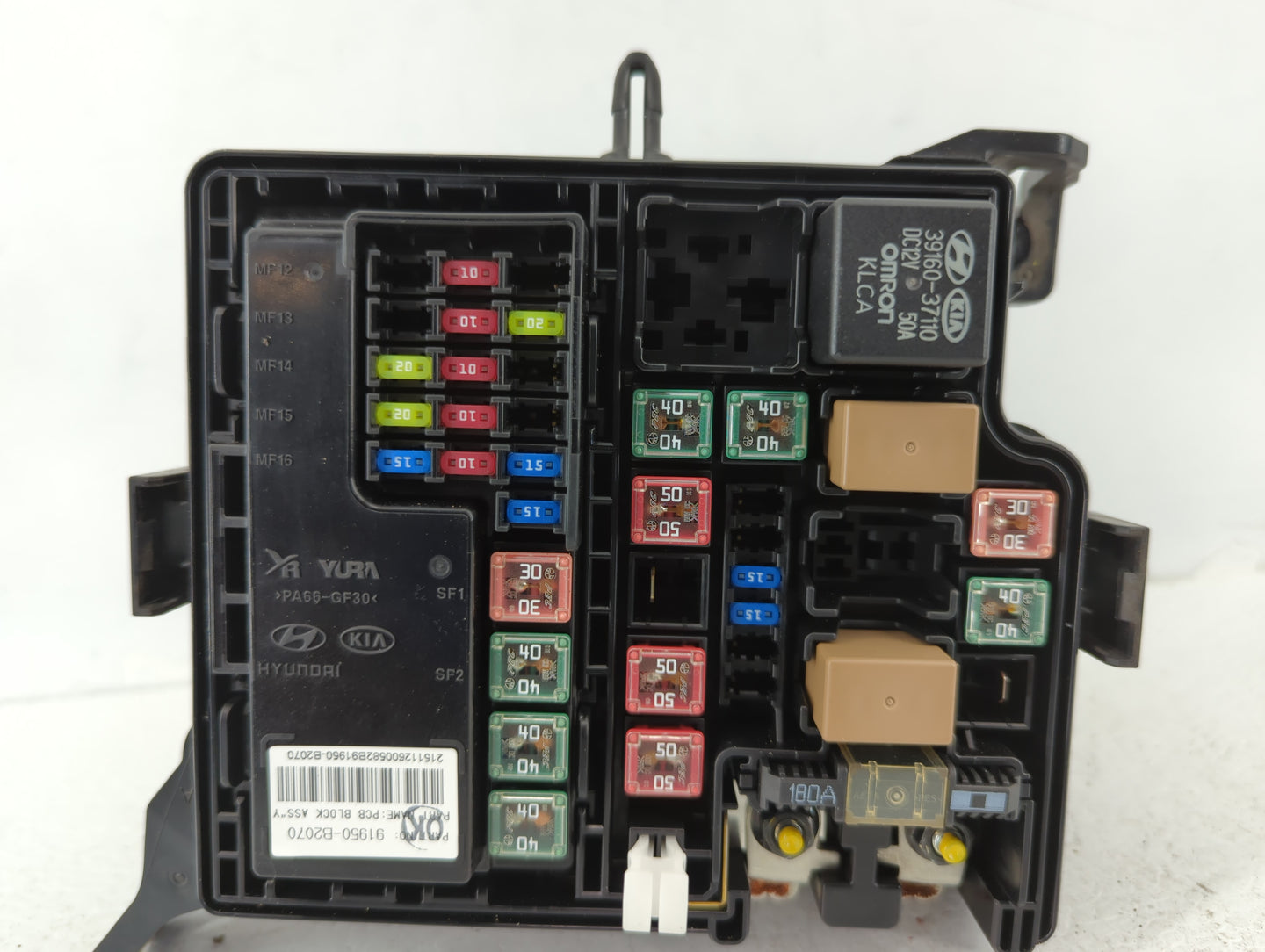 2016 Kia Soul Fusebox Fuse Box Panel Relay Module P/N:91481B2310 Fits OEM Used Auto Parts - Oemusedautoparts1.com