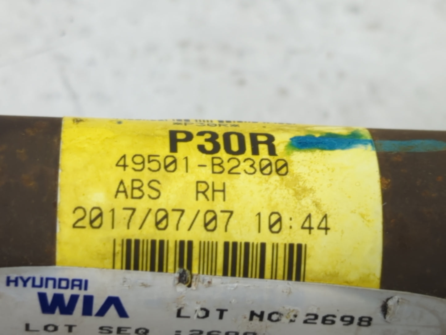 2014-2019 Kia Soul Axle Shaft Front Passenger Cv C/v - Oemusedautoparts1.com