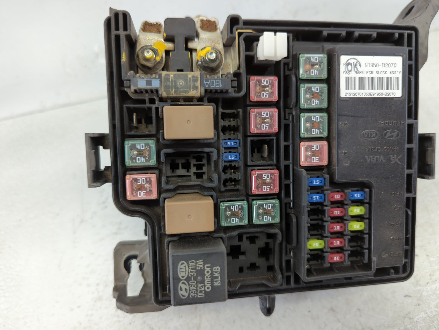 2016 Kia Soul Fusebox Fuse Box Panel Relay Module P/N:91431B2310 Fits OEM Used Auto Parts - Oemusedautoparts1.com