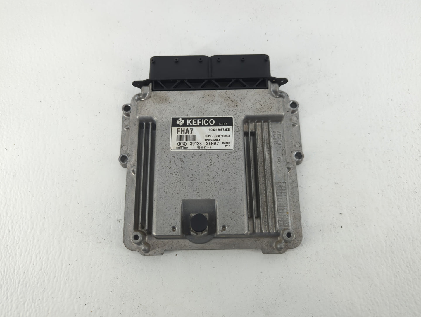 2016 Kia Soul PCM Engine Control Computer ECU ECM PCU OEM P/N:39133-2EHA7 Fits OEM Used Auto Parts - Oemusedautoparts1.com