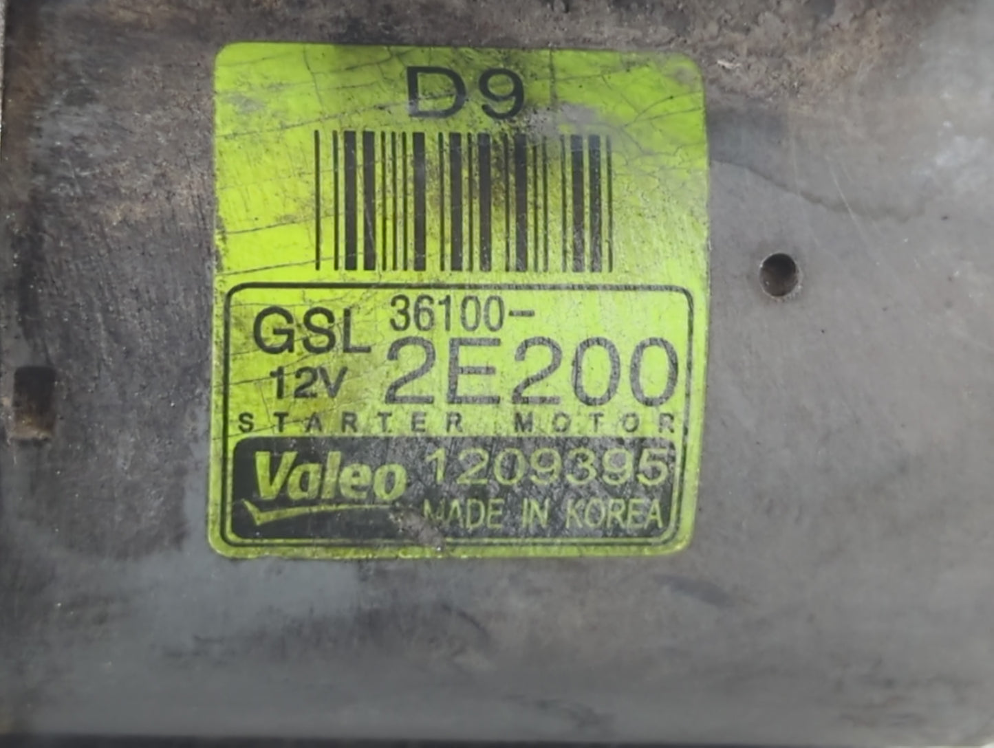 2014-2019 Kia Soul Car Starter Motor Solenoid OEM P/N:36100-2E200 Fits Fits 2014 2015 2016 2017 2018 2019 OEM Used Auto Part