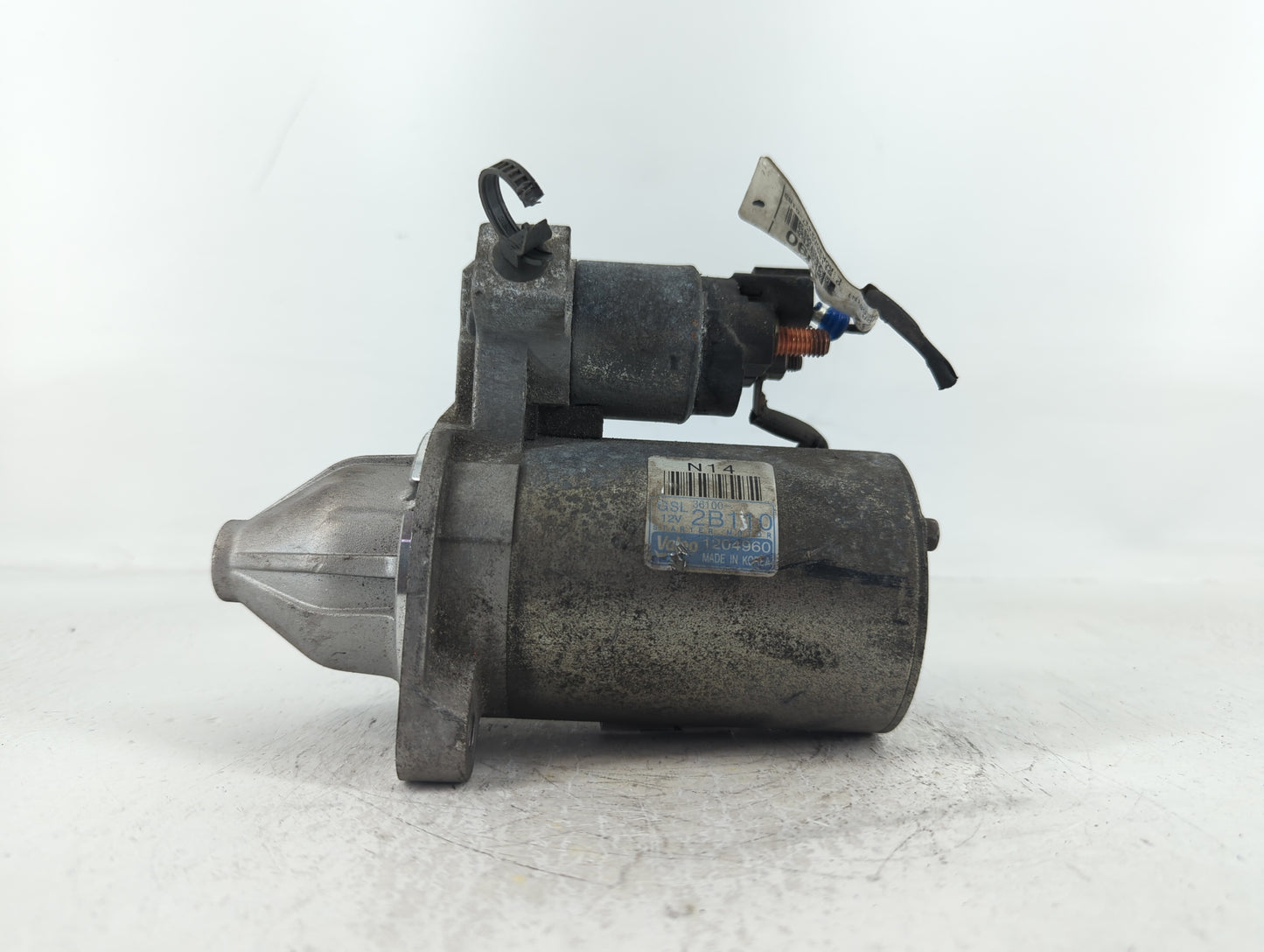 2014-2019 Kia Soul Car Starter Motor Solenoid OEM P/N:1204960 36100-2B110 Fits Fits 2014 2015 2016 2017 2018 2019 OEM Used A