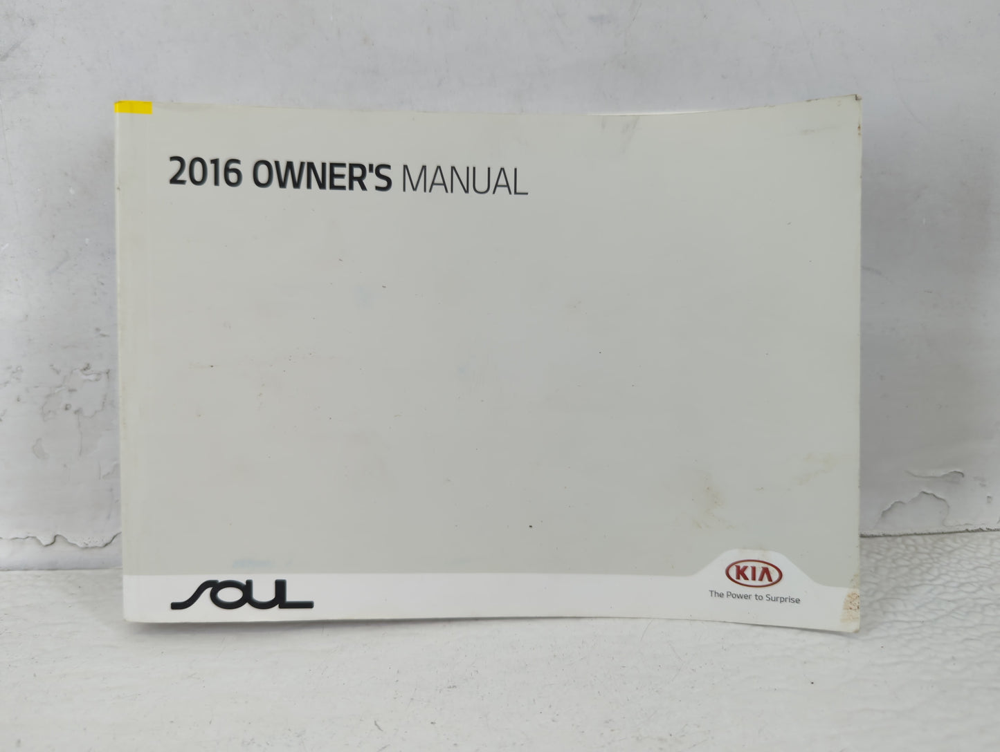 2016 Kia Soul Owners Manual Book Guide P/N:GB2O-EU61G OEM Used Auto Parts - Oemusedautoparts1.com