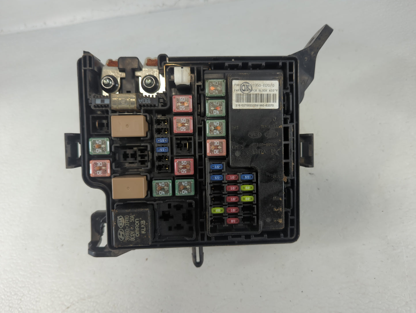 2016 Kia Soul Fusebox Fuse Box Panel Relay Module P/N:914812310 Fits OEM Used Auto Parts - Oemusedautoparts1.com