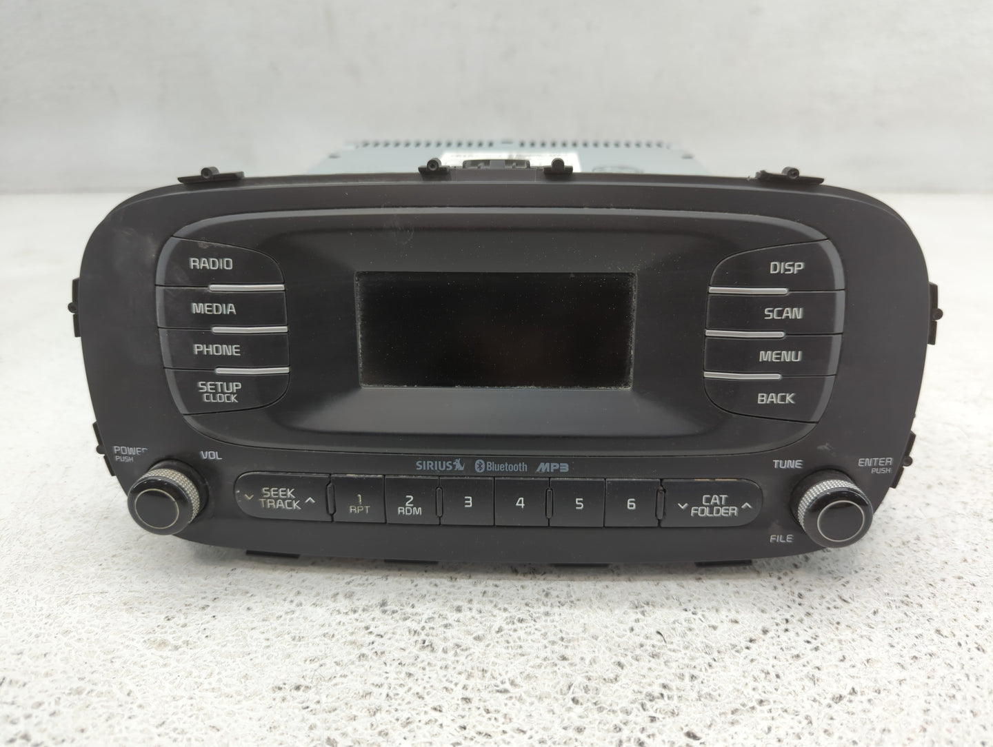 2014-2016 Kia Soul Radio AM FM Cd Player Receiver Replacement P/N:96170-B2090CA Fits Fits 2014 2015 2016 OEM Used Auto Parts