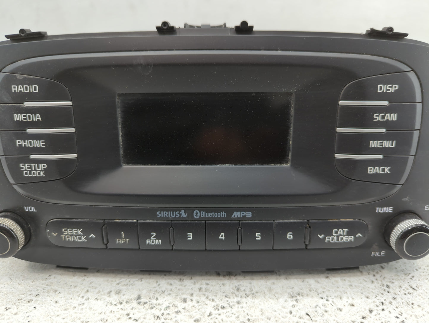 2014-2016 Kia Soul Radio AM FM Cd Player Receiver Replacement P/N:96170-B2090CA Fits Fits 2014 2015 2016 OEM Used Auto Parts