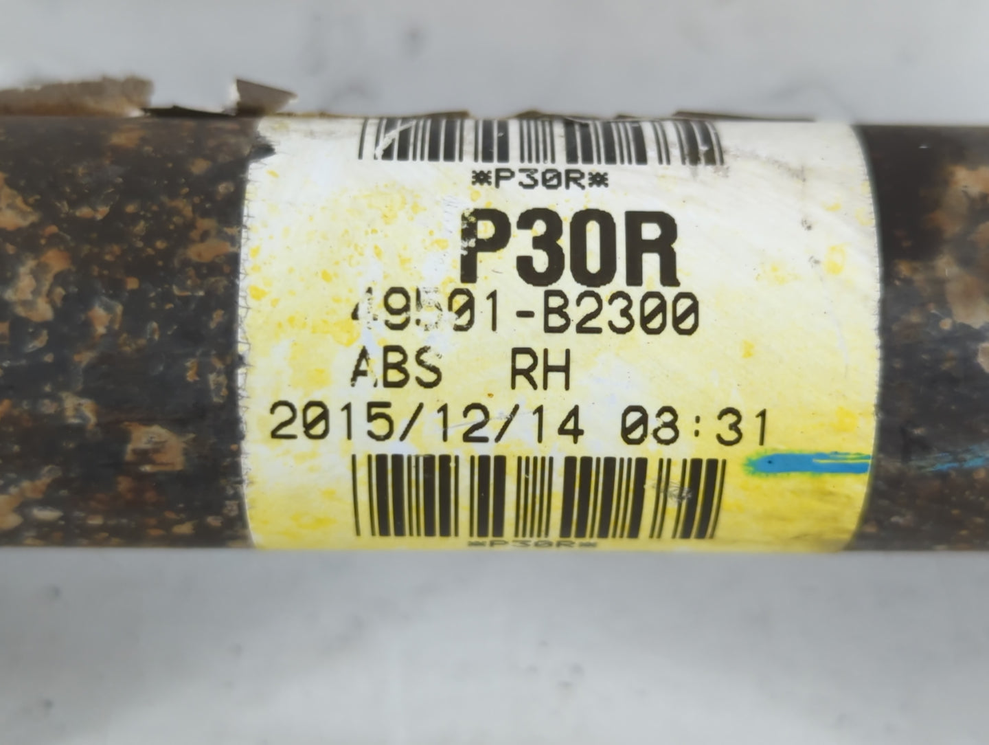 2014-2019 Kia Soul Axle Shaft Rear Passenger Cv C/v - Oemusedautoparts1.com