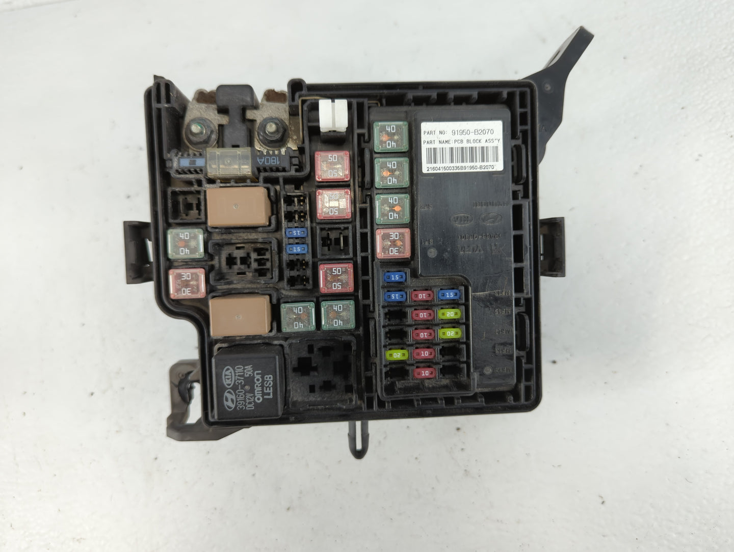 2016 Kia Soul Fusebox Fuse Box Panel Relay Module P/N:91950-B2280 Fits OEM Used Auto Parts - Oemusedautoparts1.com