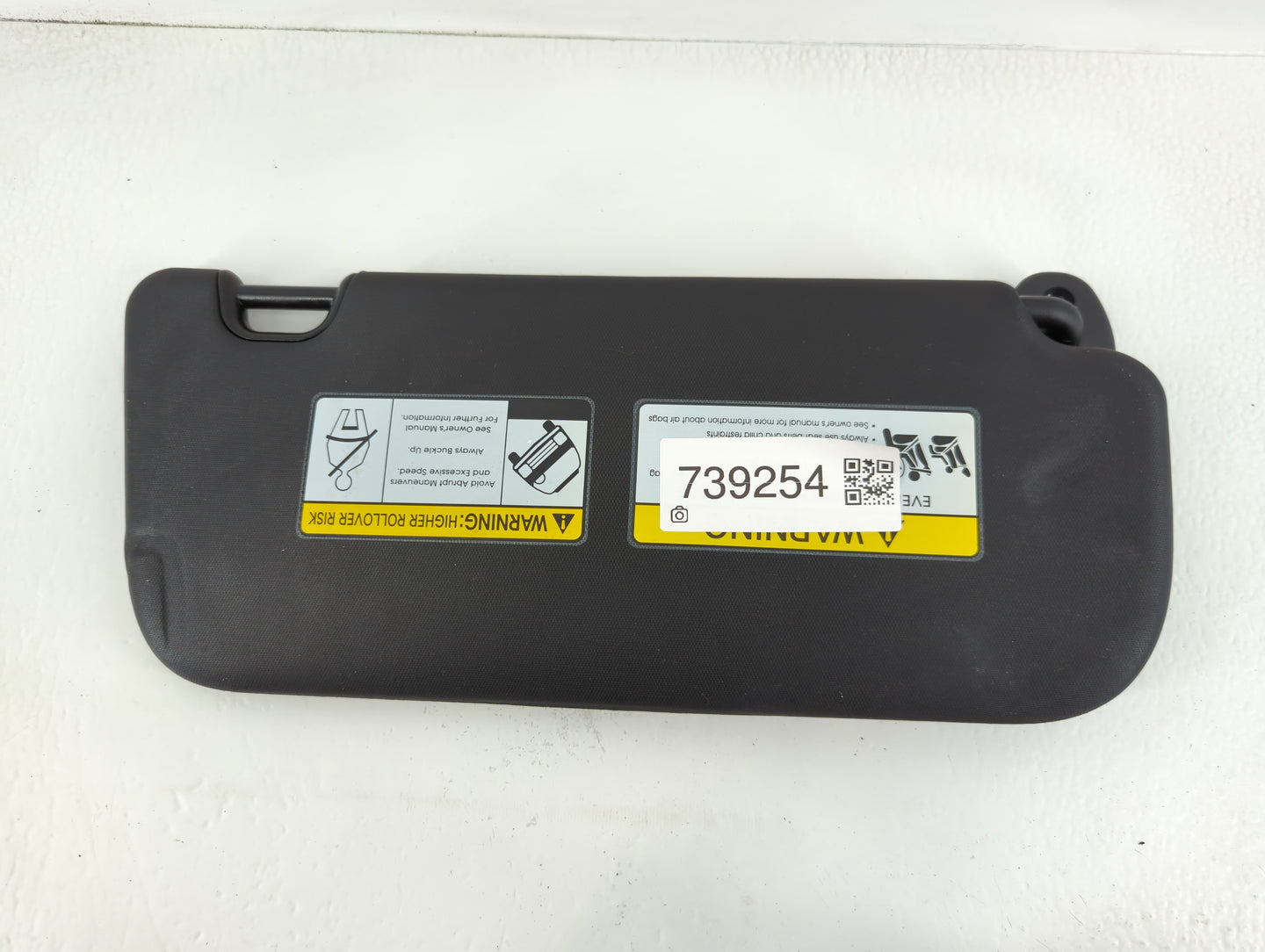 2014-2019 Kia Soul Sun Visor Shade Replacement Driver Left Mirror Fits Fits 2014 2015 2016 2017 2018 2019 OEM Used Auto Part