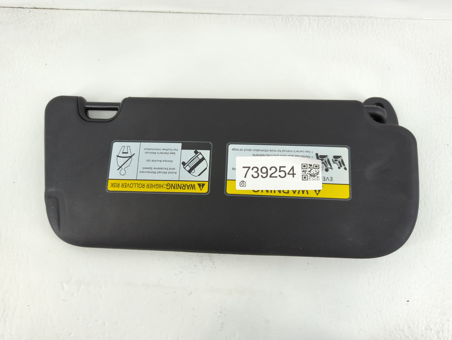 2014-2019 Kia Soul Sun Visor Shade Replacement Driver Left Mirror Fits Fits 2014 2015 2016 2017 2018 2019 OEM Used Auto Part