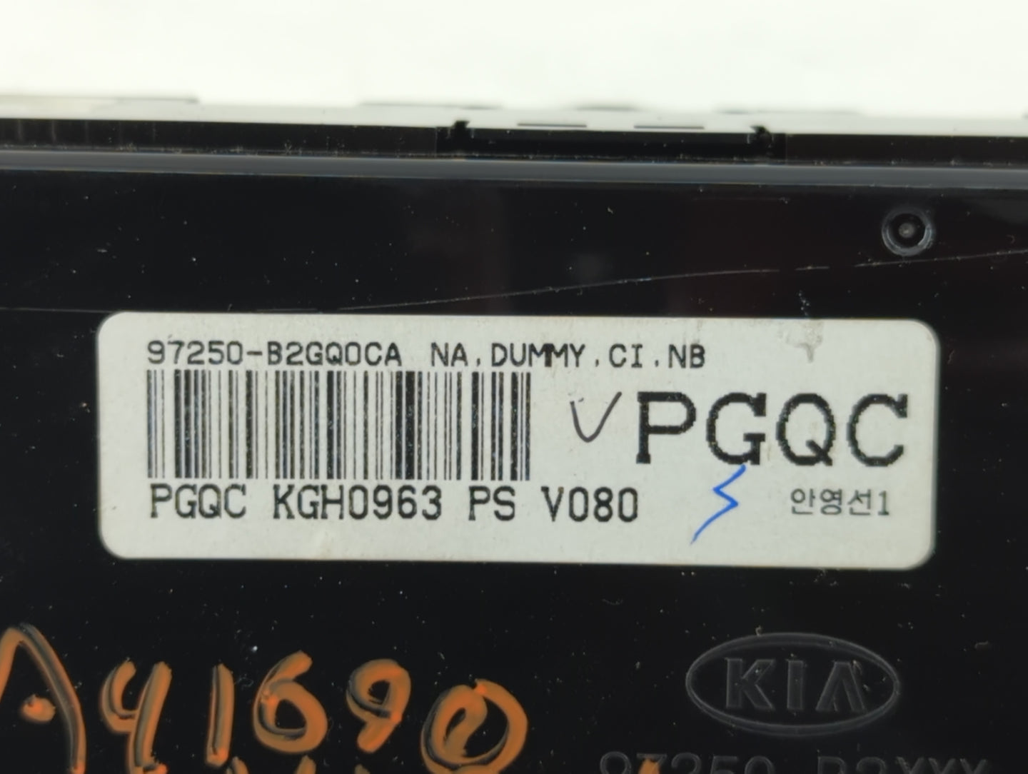 2014-2016 Kia Soul Climate Control Module Temperature AC/Heater Replacement P/N:97250-B2GQ0CA Fits Fits 2014 2015 2016 OEM U