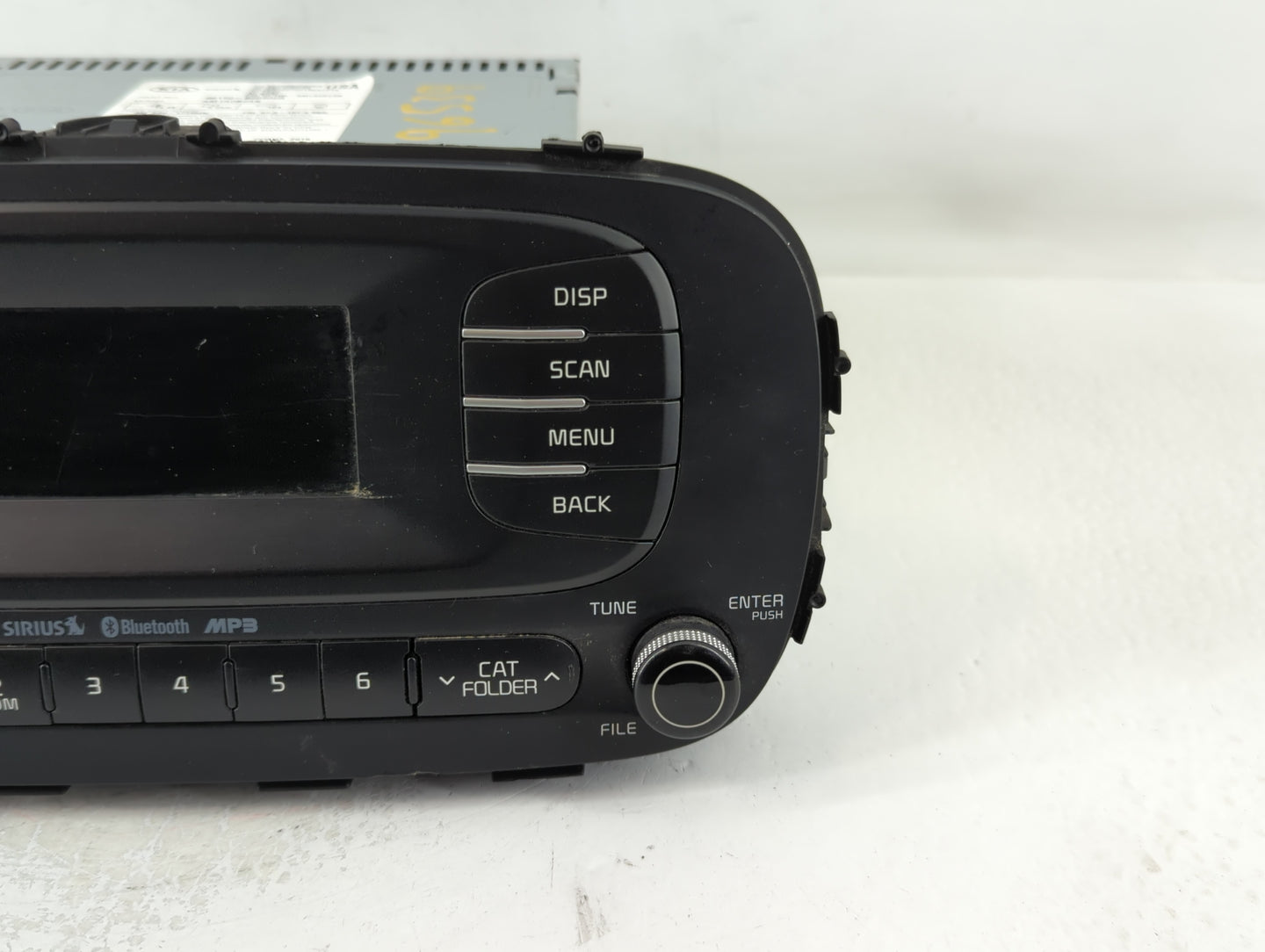 2014-2016 Kia Soul Radio AM FM Cd Player Receiver Replacement P/N:96170-B2090CA Fits Fits 2014 2015 2016 OEM Used Auto Parts