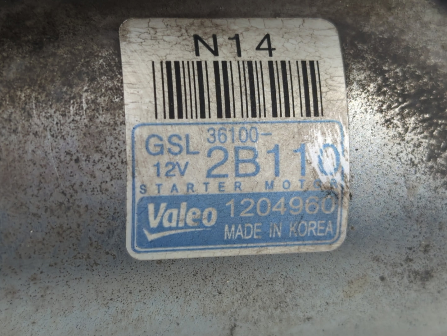 2014-2019 Kia Soul Car Starter Motor Solenoid OEM P/N:36100-2B110 Fits Fits 2014 2015 2016 2017 2018 2019 OEM Used Auto Part