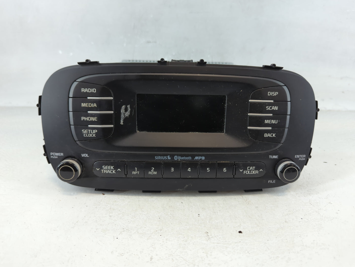 2014-2016 Kia Soul Radio AM FM Cd Player Receiver Replacement P/N:96170-B2090CA Fits Fits 2014 2015 2016 OEM Used Auto Parts