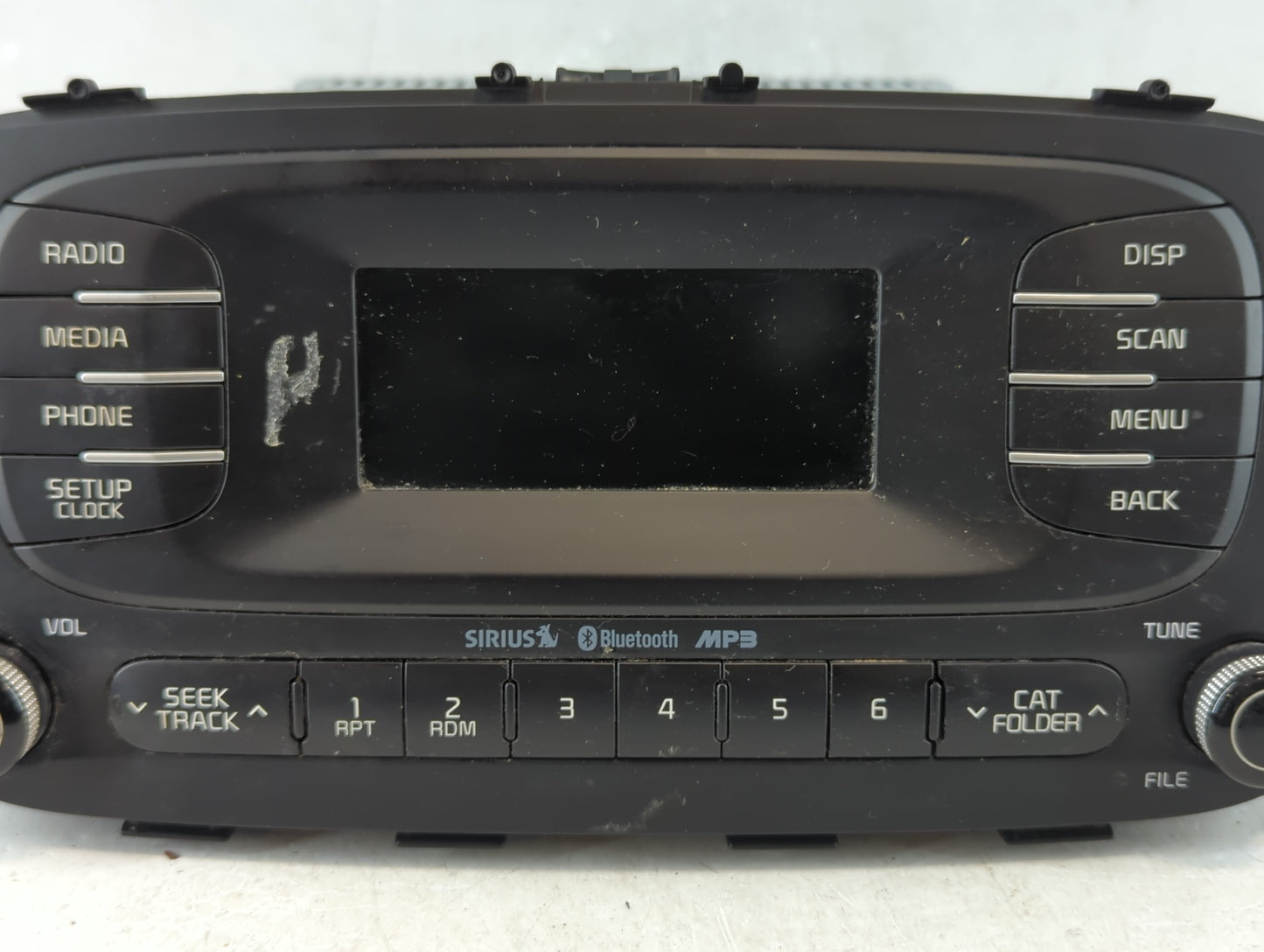 2014-2016 Kia Soul Radio AM FM Cd Player Receiver Replacement P/N:96170-B2090CA Fits Fits 2014 2015 2016 OEM Used Auto Parts