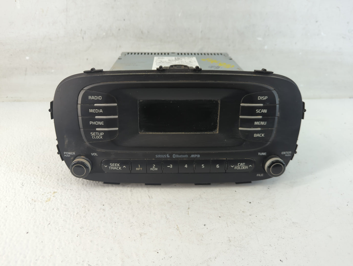 2014-2016 Kia Soul Radio AM FM Cd Player Receiver Replacement P/N:96170-B2090CA Fits Fits 2014 2015 2016 OEM Used Auto Parts