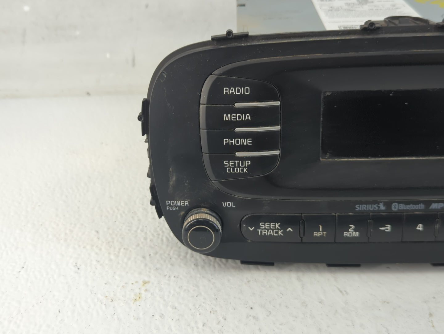 2014-2016 Kia Soul Radio AM FM Cd Player Receiver Replacement P/N:96170-B2090CA Fits Fits 2014 2015 2016 OEM Used Auto Parts