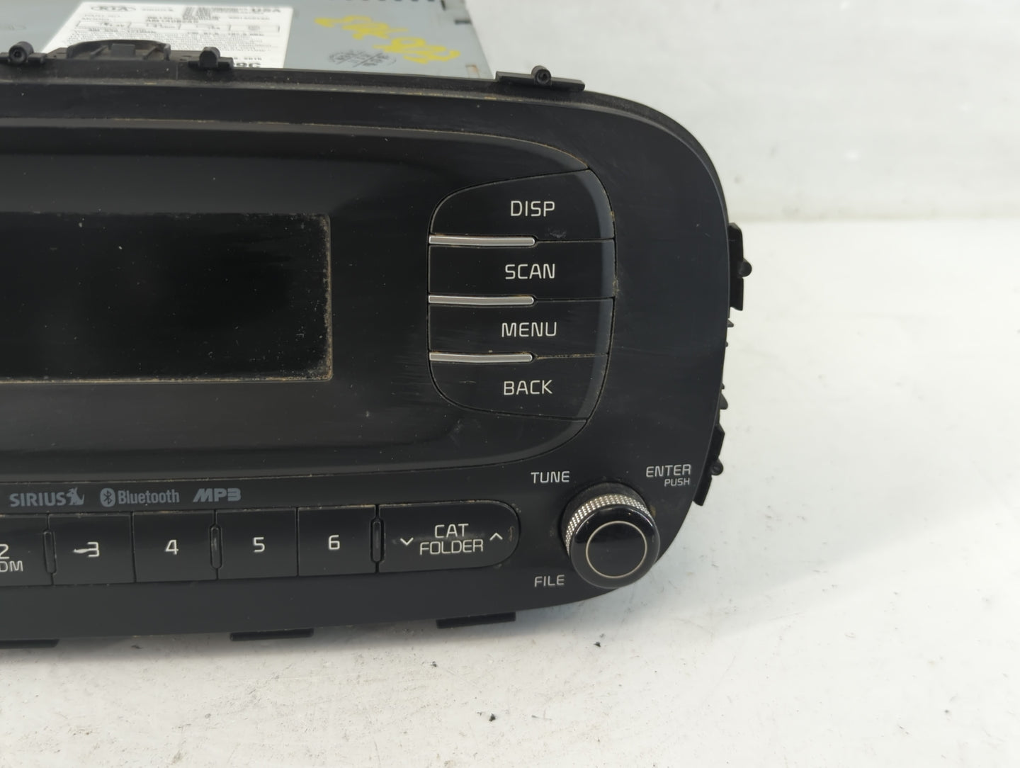 2014-2016 Kia Soul Radio AM FM Cd Player Receiver Replacement P/N:96170-B2090CA Fits Fits 2014 2015 2016 OEM Used Auto Parts