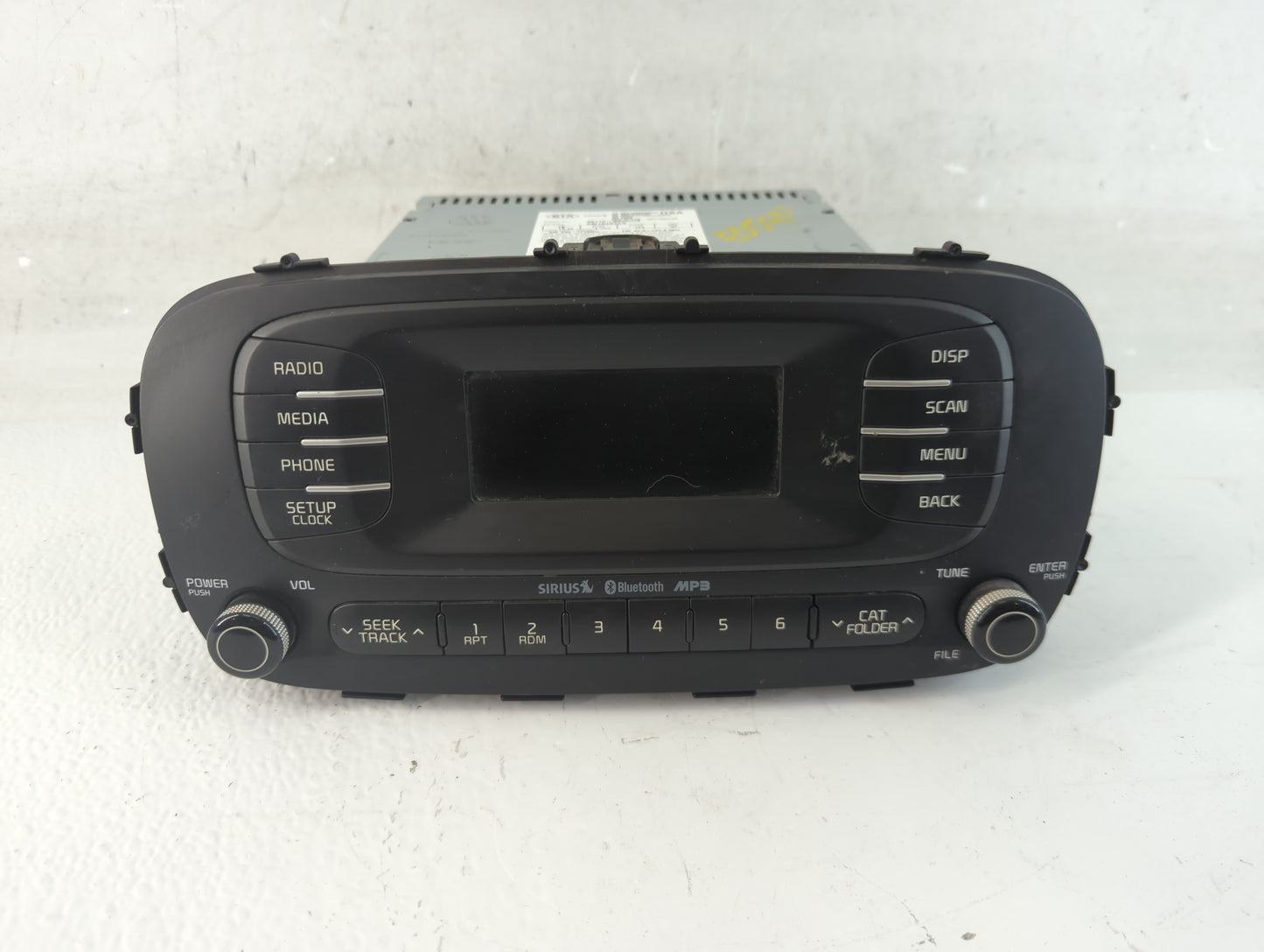 2014-2016 Kia Soul Radio AM FM Cd Player Receiver Replacement P/N:96170-B2090CA Fits Fits 2014 2015 2016 OEM Used Auto Parts