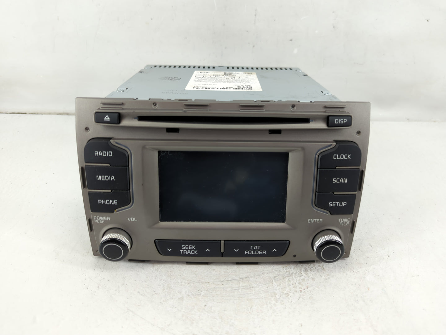 2014-2016 Kia Sportage Radio AM FM Cd Player Receiver Replacement P/N:96180-3W400DC9 96150-3W160WK Fits Fits 2014 2015 2016 